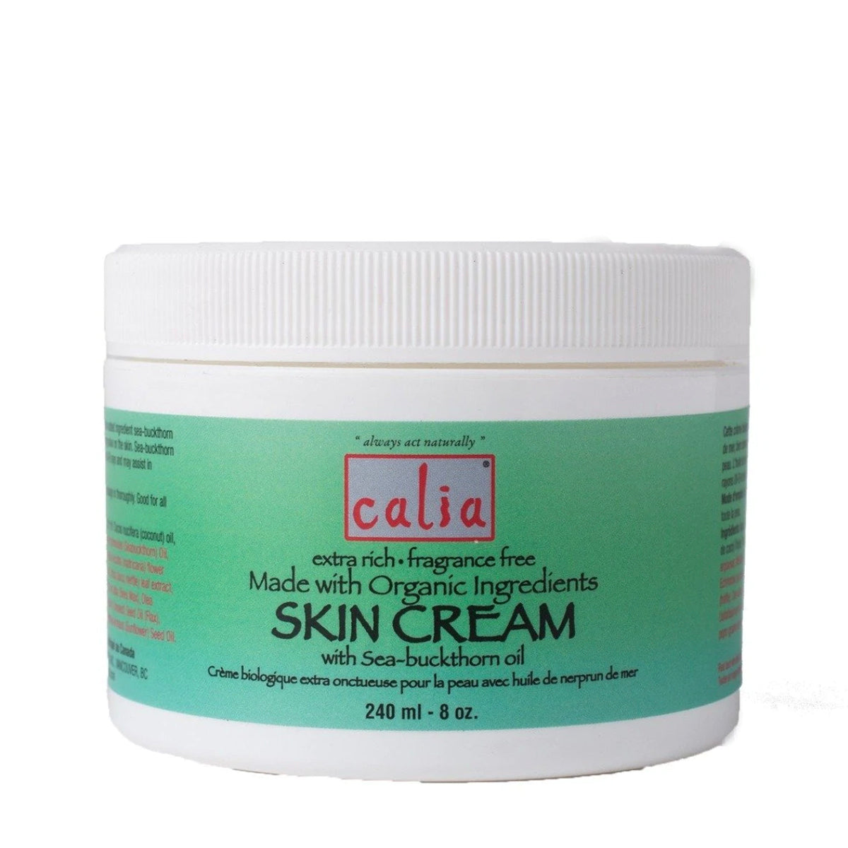 skin cream with seabuckthorn oil 240ml
