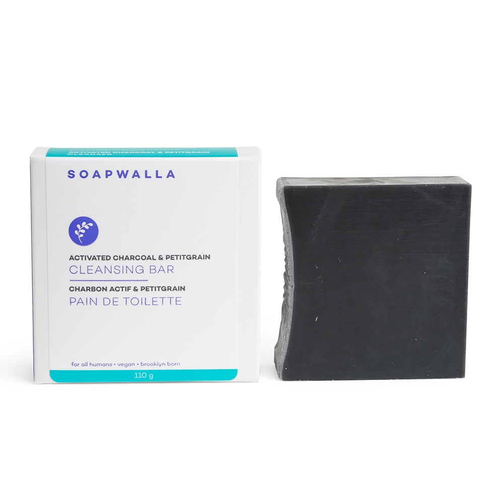 cleansing bar - activated charcoal and petitgrain 110g