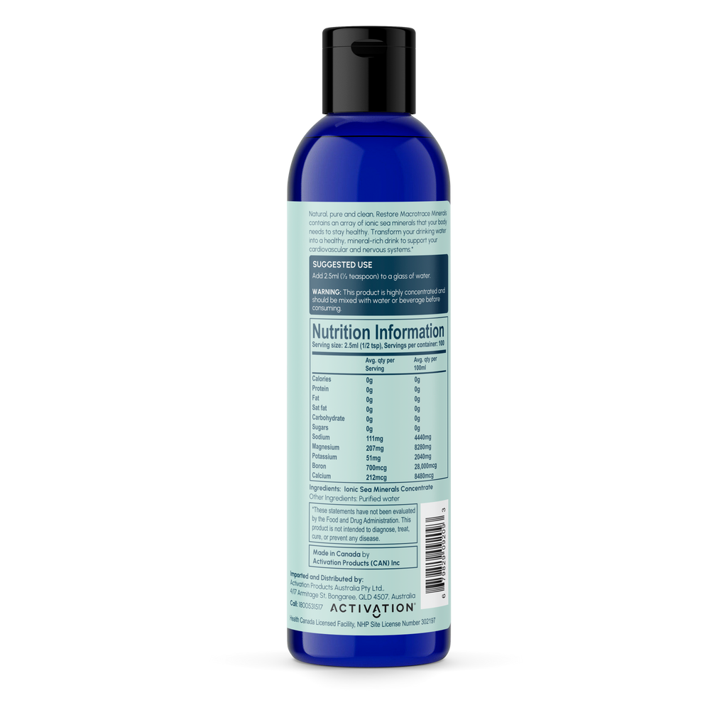 oceans alive restore - macrotrace minerals 250ml