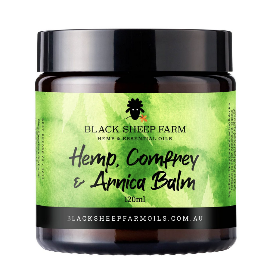 hemp, comfrey and arnica balm 120ml