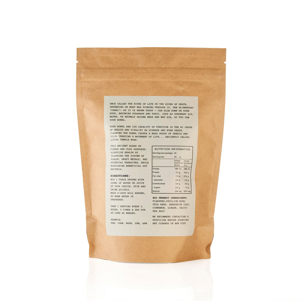 mass x-odus colon cleanse 400g