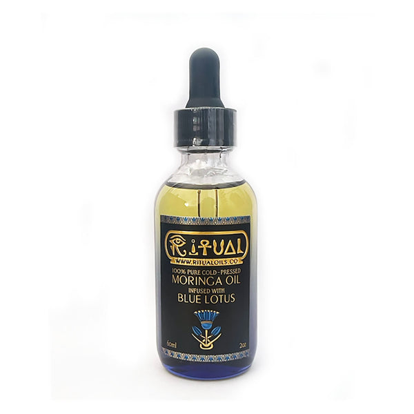 moringa oil infused with blue lotus 60ml