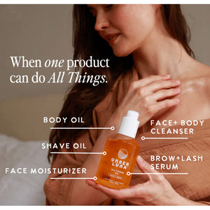 all things face + body oil - deep hydration for face + skin 200ml