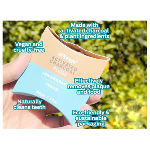 activated charcoal vegan floss