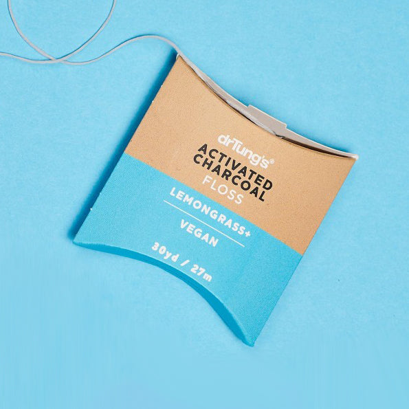 activated charcoal vegan floss
