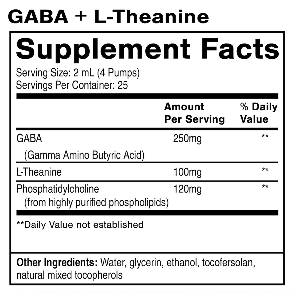 gaba + l-theanine 50ml