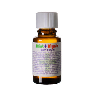 mint + myrrh tooth serum