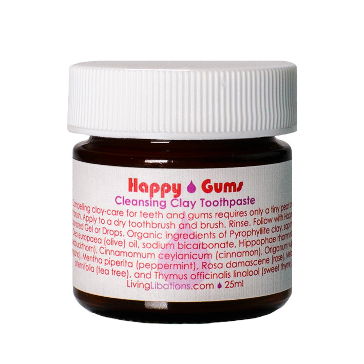 happy gums cleansing clay toothpaste 30ml