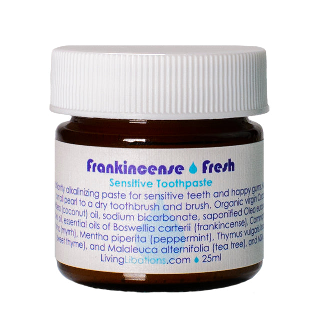 frankincense fresh sensitive toothpaste