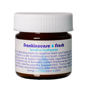 frankincense fresh sensitive toothpaste