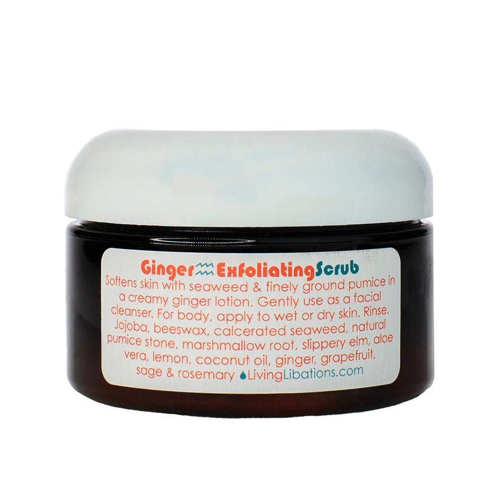 exfoliating scrub - ginger 120ml