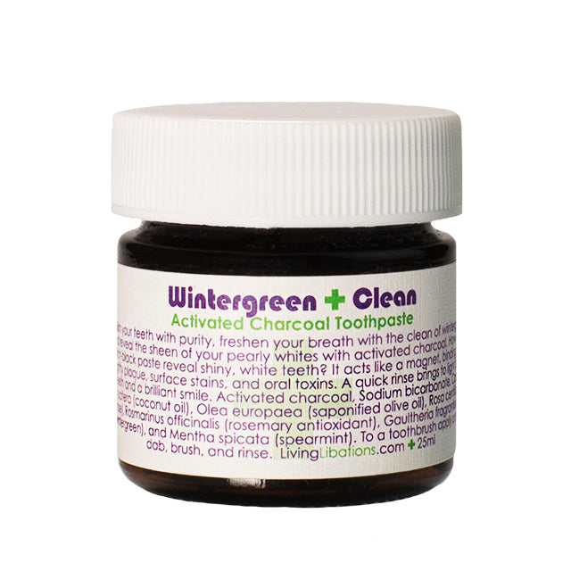 wintergreen clean charcoal toothpaste 30ml