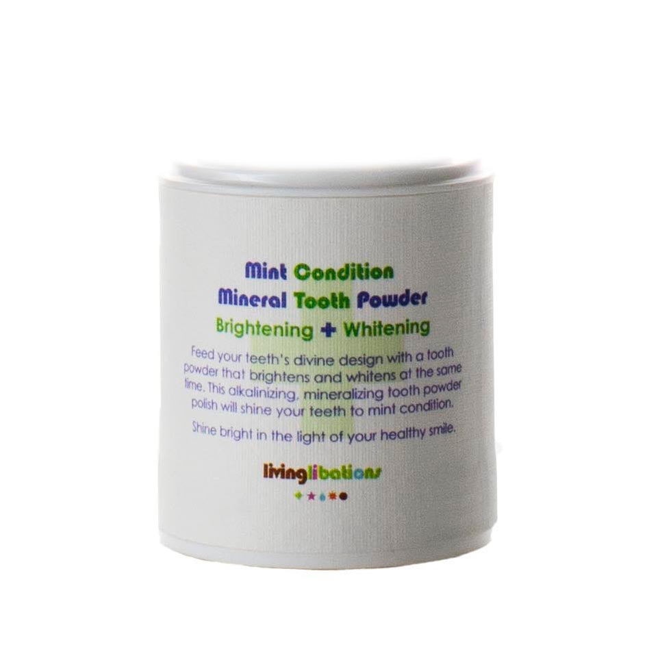 LIVING LIBATIONS mint condition mineral tooth powder