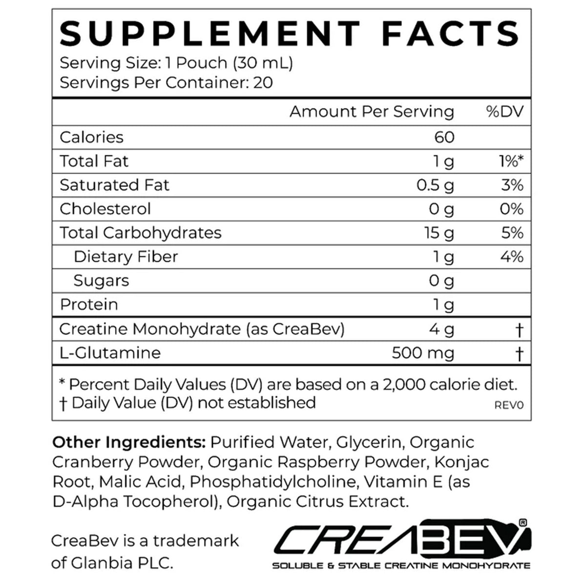 creatine+ 600ml (20 pouches)