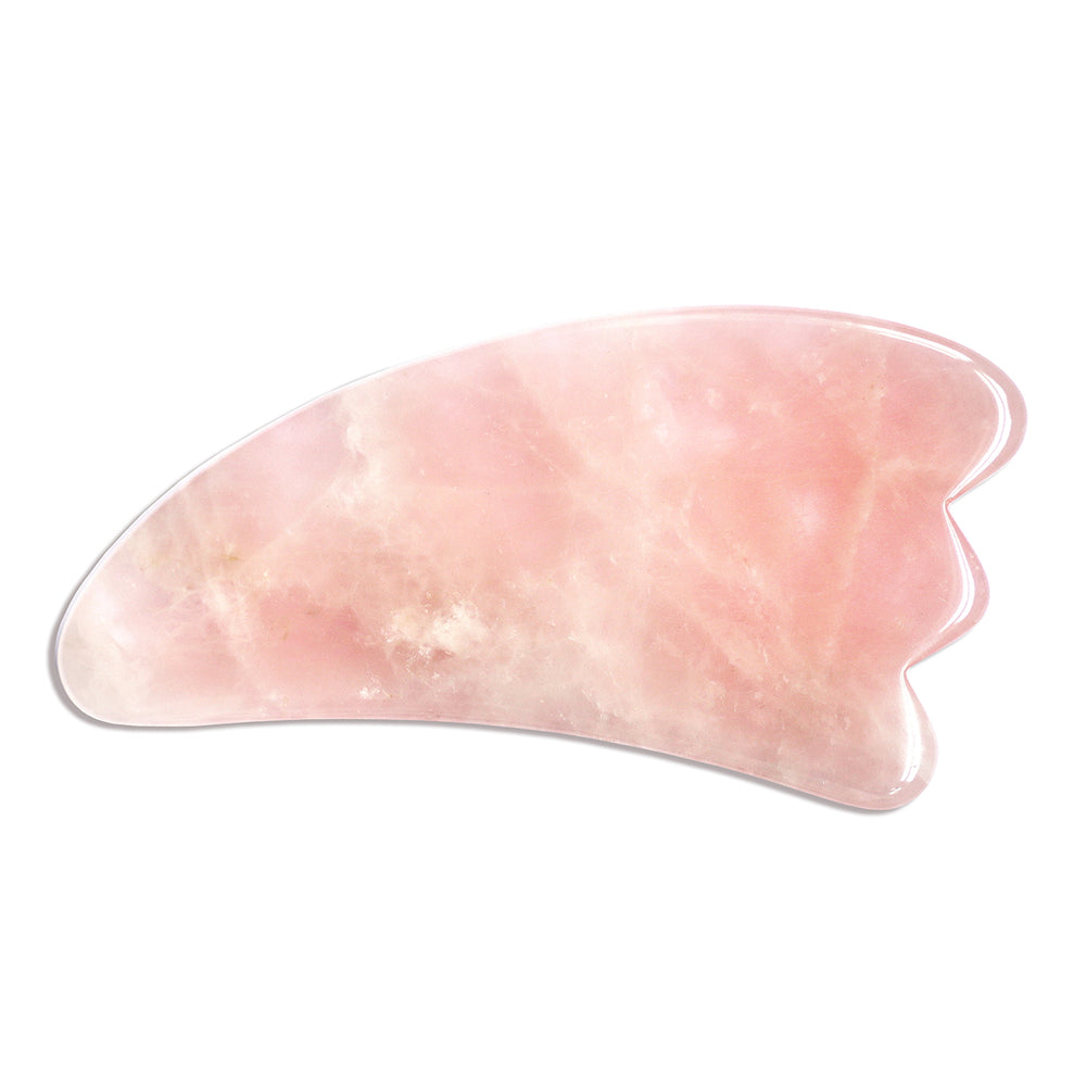 rose quartz gua sha tool
