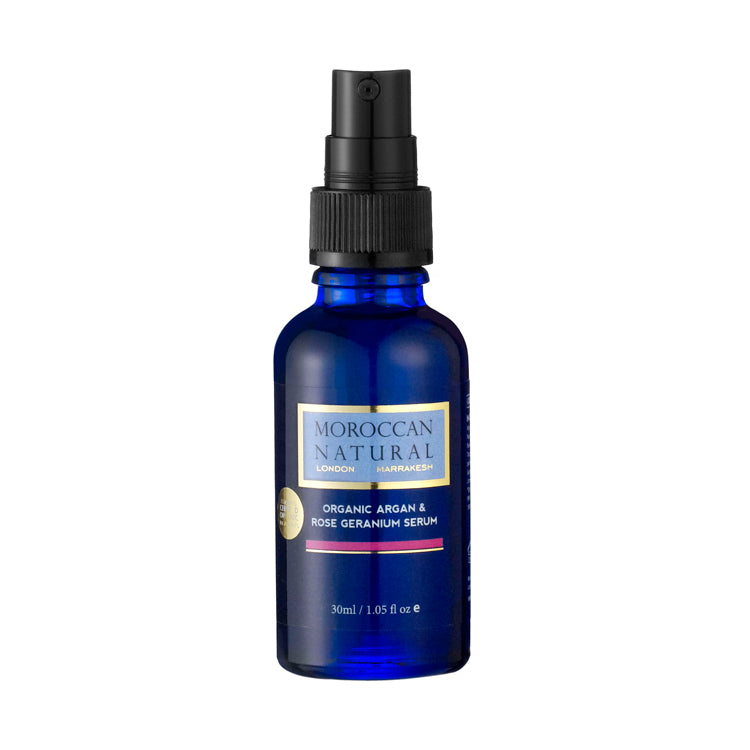 argan rose geranium serum 30ml