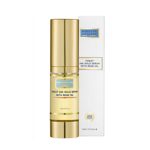 24K gold serum with rose oil 15ml