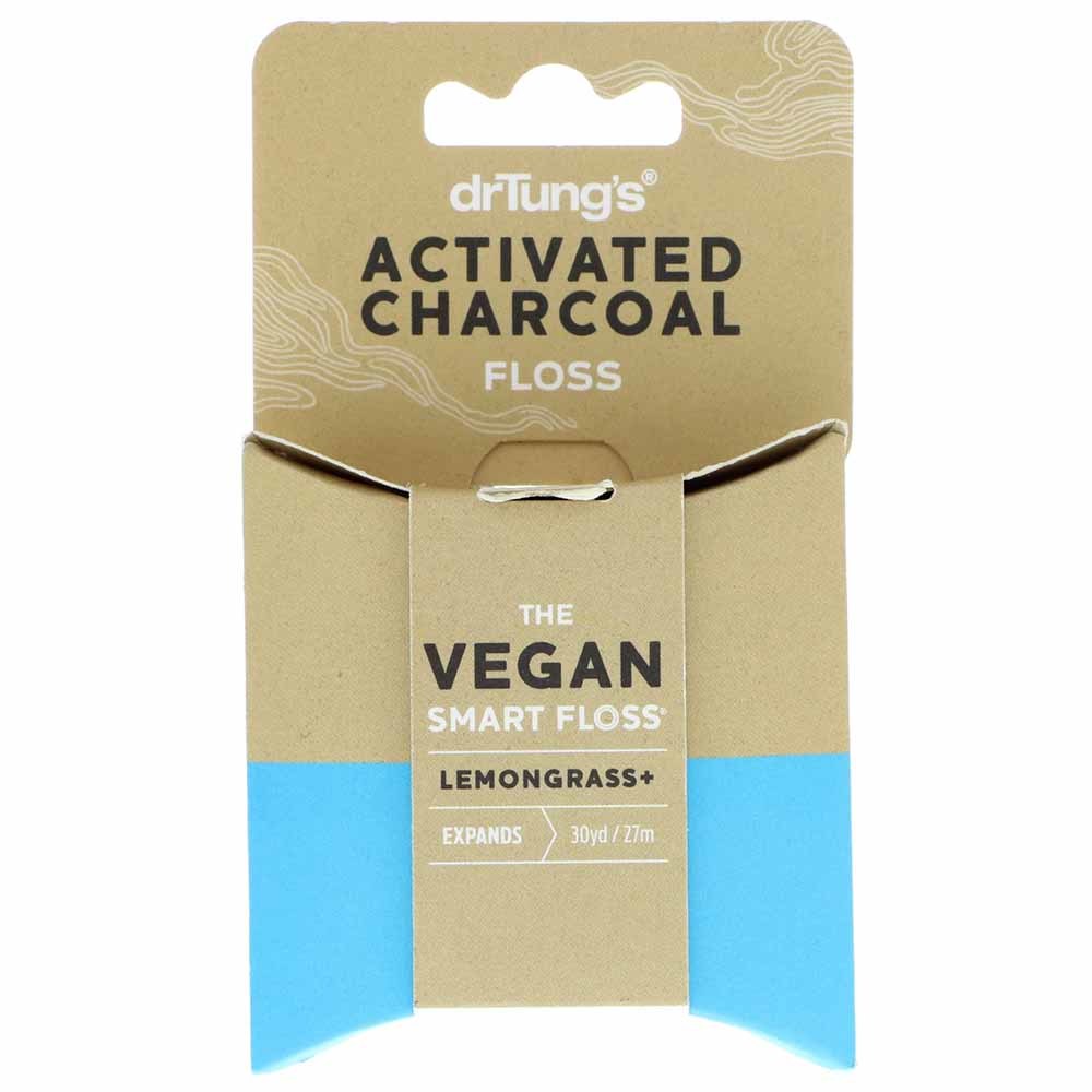 activated charcoal floss